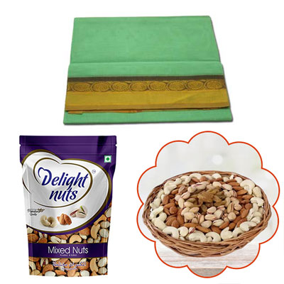 "Round shape Chocolate cake - 1kg, Flower basket - Click here to View more details about this Product